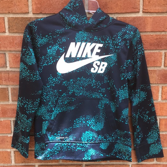 Bundle Boys Therma Hoodies Nike Adidas Logo Printed Pullover Hoodies M Set of 2 - Picture 4 of 14